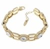 1481 Bransoletka elegancka złota 17+3cm pozłacana 14k Xuping Austrian Crystal